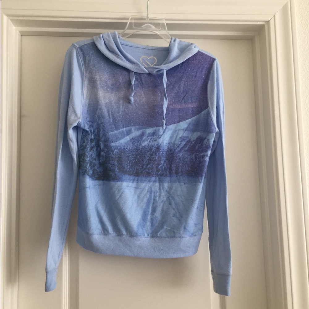 Mountainscape hoodie
